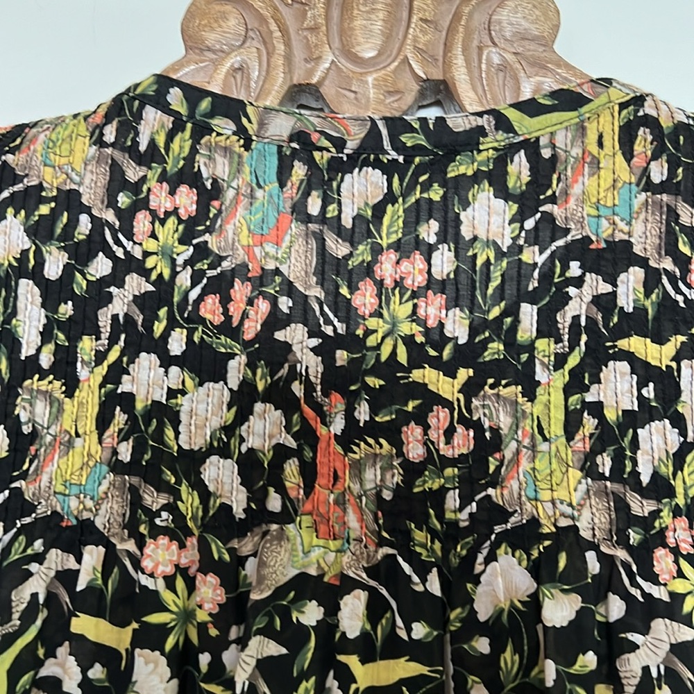 J Crew hunting scene popover blouse - Picture 4 of 8